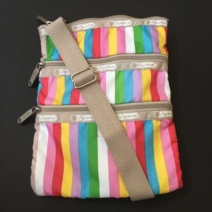 LeSportSac | Striped Crossbody Bag
